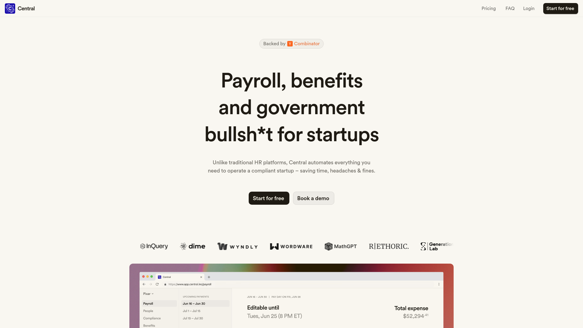 Central's featured image