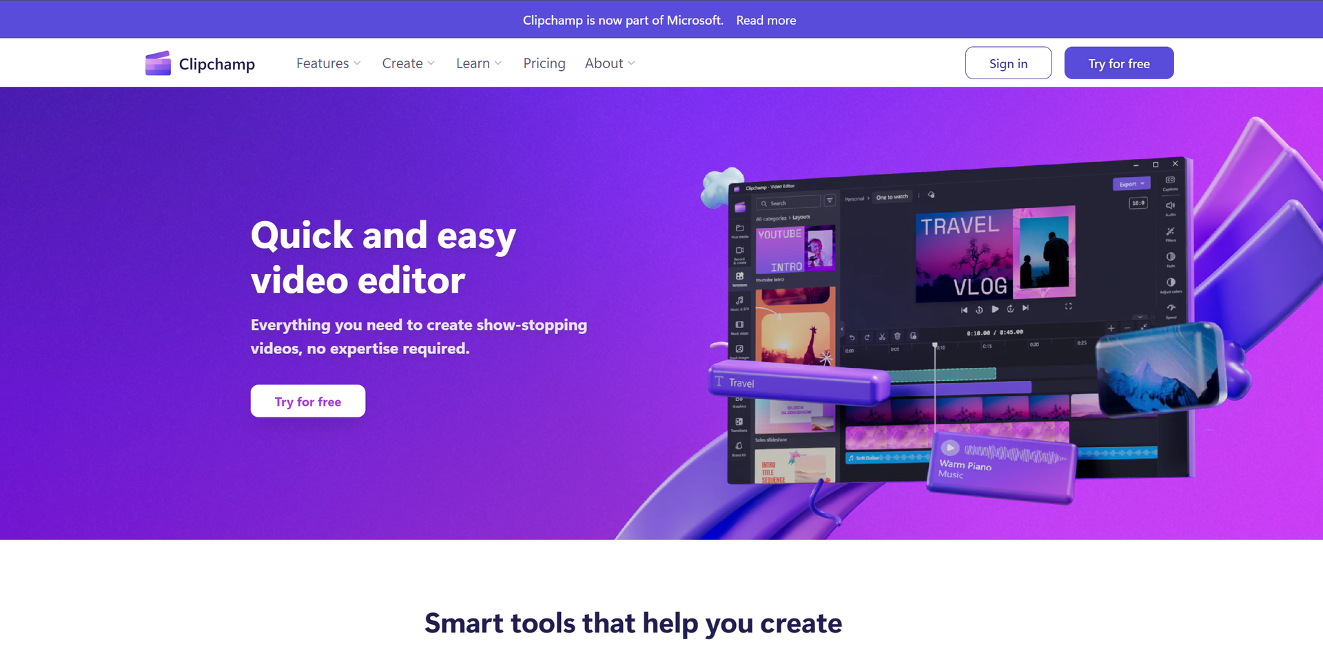 Clipchamp's featured image