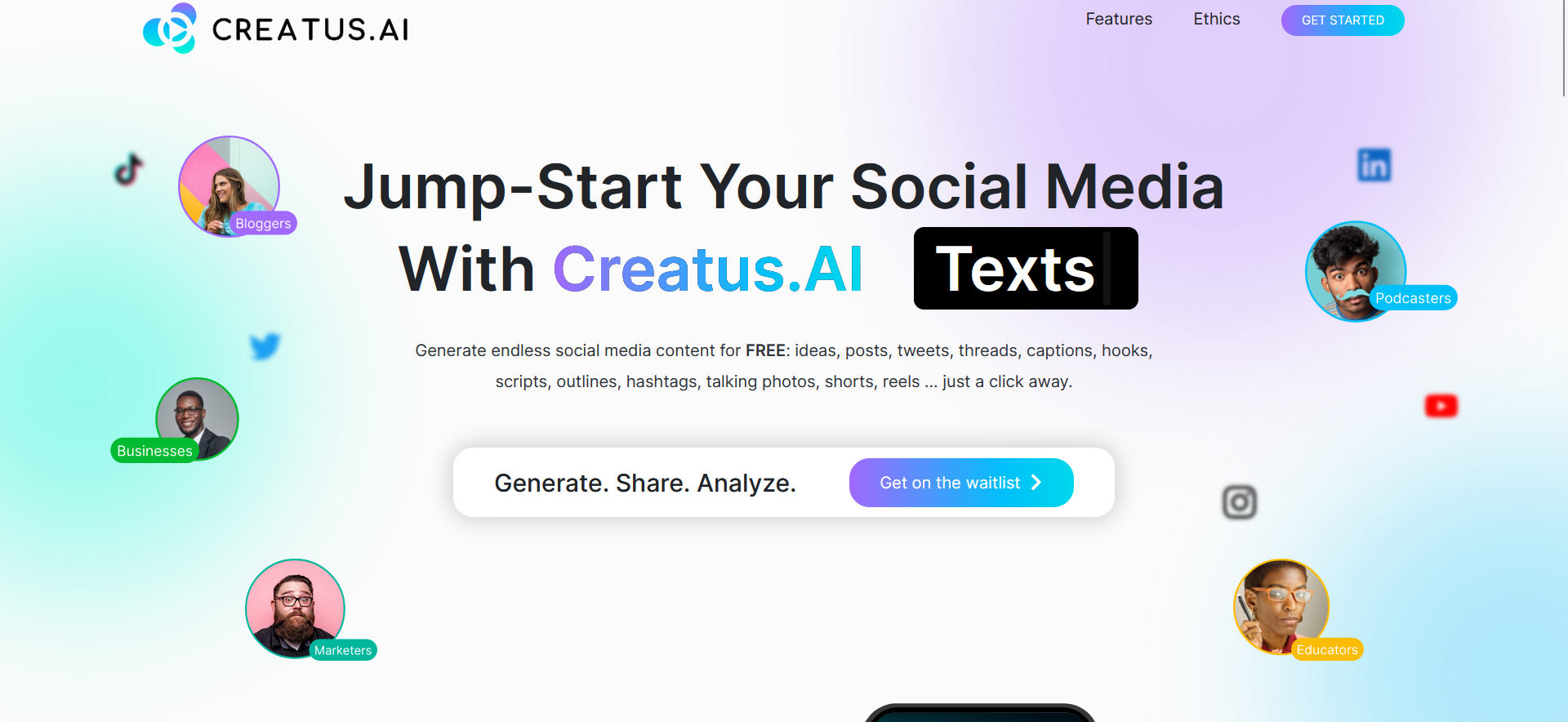 Creatus.AI's featured image