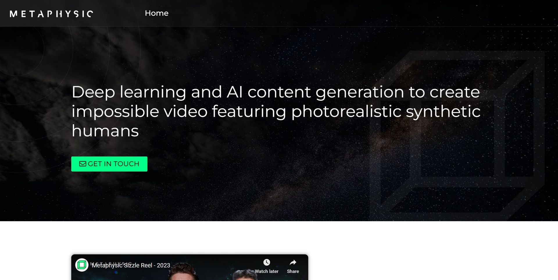 Metaphysic's featured image