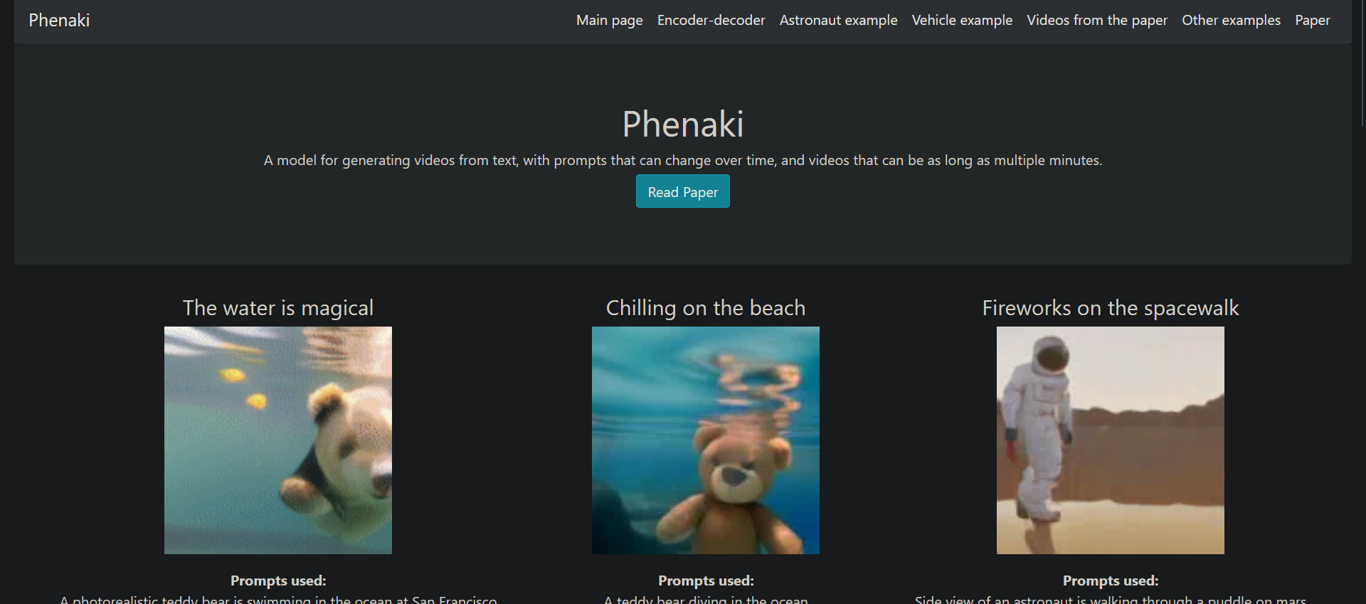 Phenaki's featured image