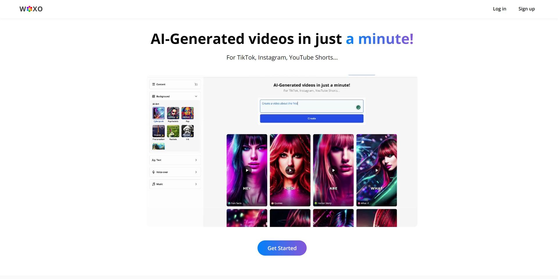 WOXO - Idea to Videos's featured image